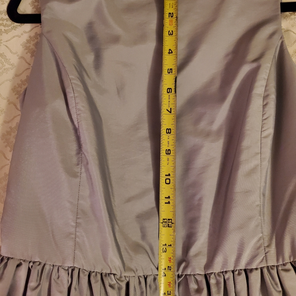 Silver Grey Classic Party Dress - Picture 5 of 9